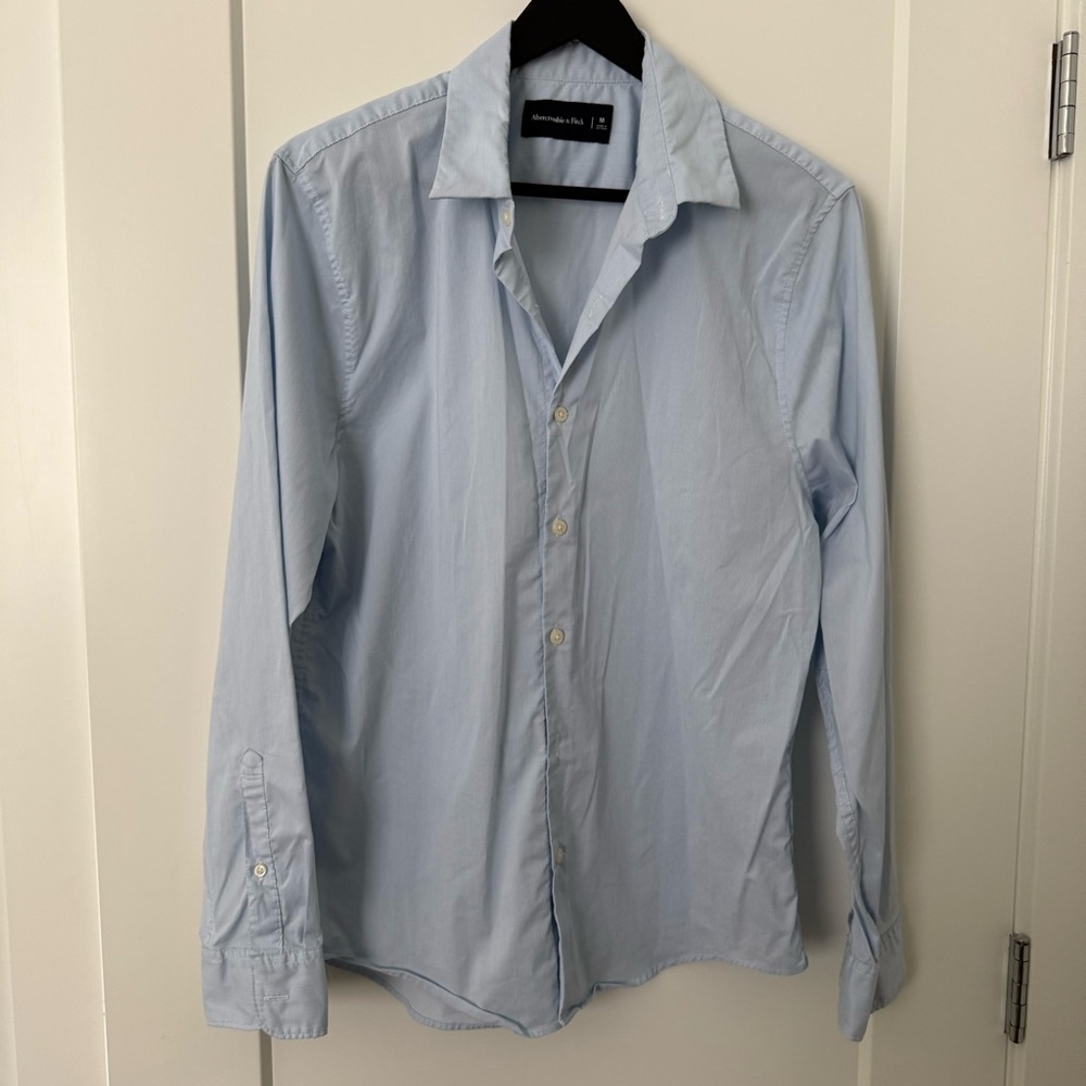 Abercrombie & Fitch Blue Dress Shirt